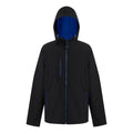 Black-New Royal - Front - Regatta Mens Navigate 2 Layer Soft Shell Jacket