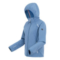 Coronet Blue-White - Side - Regatta Womens-Ladies Bourda Soft Shell Jacket