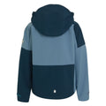 Coronet Blue-Moonlight Denim - Back - Regatta Childrens-Kids Acidity VII Soft Shell Jacket