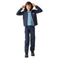 Navy - Lifestyle - Regatta Childrens-Kids Acidity VII Soft Shell Jacket