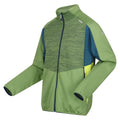 Piquant Green-Moroccan Blue-Citron Lime - Side - Regatta Mens Yare VIII Full Zip Jacket