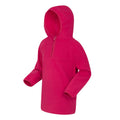 Pink Potion - Side - Regatta Childrens-Kids Fayley Fleece Hoodie