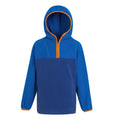 Oxford Blue-New Royal - Front - Regatta Childrens-Kids Fayley Fleece Hoodie