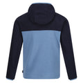 Navy-Coronet Blue - Back - Regatta Childrens-Kids Fayley Fleece Hoodie