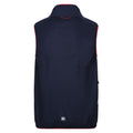 Navy-Danger Red - Back - Regatta Mens Lankin VI Softshell Gilet