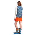 Navy - Pack Shot - Regatta Womens-Ladies Orla Kiely Tall Flowers Quilted Gilet