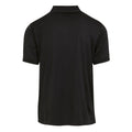 Black-Seal Grey - Back - Regatta Mens Navigate Short-Sleeved Polo Shirt