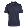 Navy-French Blue - Front - Regatta Mens Navigate Short-Sleeved Polo Shirt