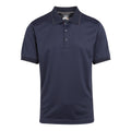 Navy-Seal Grey - Front - Regatta Mens Navigate Short-Sleeved Polo Shirt