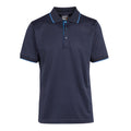 Navy-French Navy - Front - Regatta Mens Navigate Short-Sleeved Polo Shirt