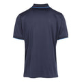 Navy-French Navy - Back - Regatta Mens Navigate Short-Sleeved Polo Shirt