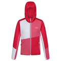 Pink Potion-Flamingo Pink-White - Front - Regatta Womens-Ladies Walbury VII Marl Full Zip Fleece Jacket