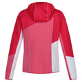 Pink Potion-Flamingo Pink-White - Back - Regatta Womens-Ladies Walbury VII Marl Full Zip Fleece Jacket