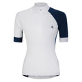 White-Moonlight Denim - Front - Dare 2B Womens-Ladies Compassion III Jersey Cycling Top