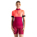 Neon Pink-Berry Pink - Lifestyle - Dare 2B Womens-Ladies Compassion III Jersey Cycling Top