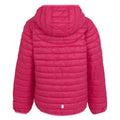 Pink Potion - Side - Regatta Childrens-Kids Hillpack II Hooded Padded Jacket