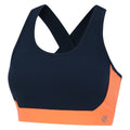 Moonlight Denim-Orange - Side - Dare 2B Womens-Ladies Swift II Sports Bra