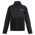 Seal Grey-Black - Front - Regatta Childrens-Kids Highton III Fleece Jacket