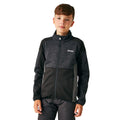 Seal Grey-Black - Lifestyle - Regatta Childrens-Kids Highton III Fleece Jacket