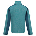 Tahoe Blue-Moroccan Blue - Back - Regatta Childrens-Kids Highton III Fleece Jacket