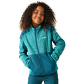 Tahoe Blue-Moroccan Blue - Lifestyle - Regatta Childrens-Kids Highton III Fleece Jacket