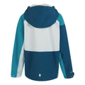 Moroccan Blue-Tahoe Blue - Back - Regatta Childrens-Kids Highton V Full Zip Hoodie