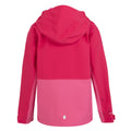 Pink Potion-Flamingo Pink - Back - Regatta Childrens-Kids Highton V Full Zip Hoodie