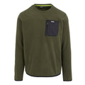 Dark Khaki - Front - Regatta Mens Frankie Crew Neck Sweatshirt