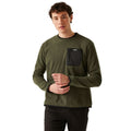 Dark Khaki - Side - Regatta Mens Frankie Crew Neck Sweatshirt