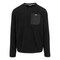 Black - Front - Regatta Mens Frankie Crew Neck Sweatshirt