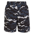 Black - Back - Regatta Childrens-Kids Skander III Camouflage Swim Shorts