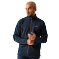 Black-Red Ochre - Side - Regatta Mens Rivake Full Zip Fleece Jacket