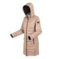 Warm Taupe - Side - Regatta Womens-Ladies Andel IV Quilted Baffled Jacket