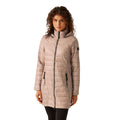 Warm Taupe - Lifestyle - Regatta Womens-Ladies Andel IV Quilted Baffled Jacket