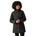 Black - Side - Regatta Womens-Ladies Voltera Heated Waterproof Jacket