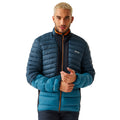 Moonlight Denim-Moroccan Blue - Side - Regatta Mens Leedre Colour Block Hybrid Jacket