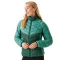 Dusty Green-Rainforest - Side - Regatta Womens-Ladies Dalent Quilted Jacket