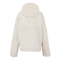 Light Vanilla - Back - Regatta Womens-Ladies Zelpha Fluffy Hooded Fleece Jacket