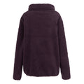 Deep Plum - Back - Regatta Womens-Ladies Ria Fluffy Overhead Fleece Top