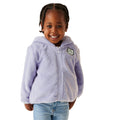 Lilac Frost - Side - Regatta Childrens-Kids Shyla The Leopard Fleece Jacket