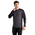 Black-Ebony - Front - Dare 2B Mens Exchange III Base Layer Top