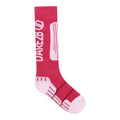 Berry Pink-Crystal Rose - Back - Dare 2B Childrens-Kids Technical Ski Socks