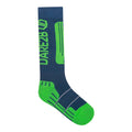 Moonlight Denim-Green Flash - Back - Dare 2B Childrens-Kids Technical Ski Socks