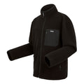 Black - Side - Regatta Mens Frankie Borg Fleece