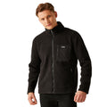 Black - Lifestyle - Regatta Mens Frankie Borg Fleece