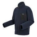 Navy - Side - Regatta Mens Frankie Borg Fleece