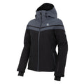 Black-Ebony - Side - Dare 2B Womens-Ladies Flurry Ski Jacket