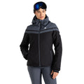 Black-Ebony - Lifestyle - Dare 2B Womens-Ladies Flurry Ski Jacket