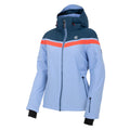 Hydrangea Blue-Red Sky - Side - Dare 2B Womens-Ladies Flurry Ski Jacket