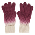 Rumba Red-Light Vanilla - Front - Regatta Womens-Ladies Frosty VIII Ombre Gloves